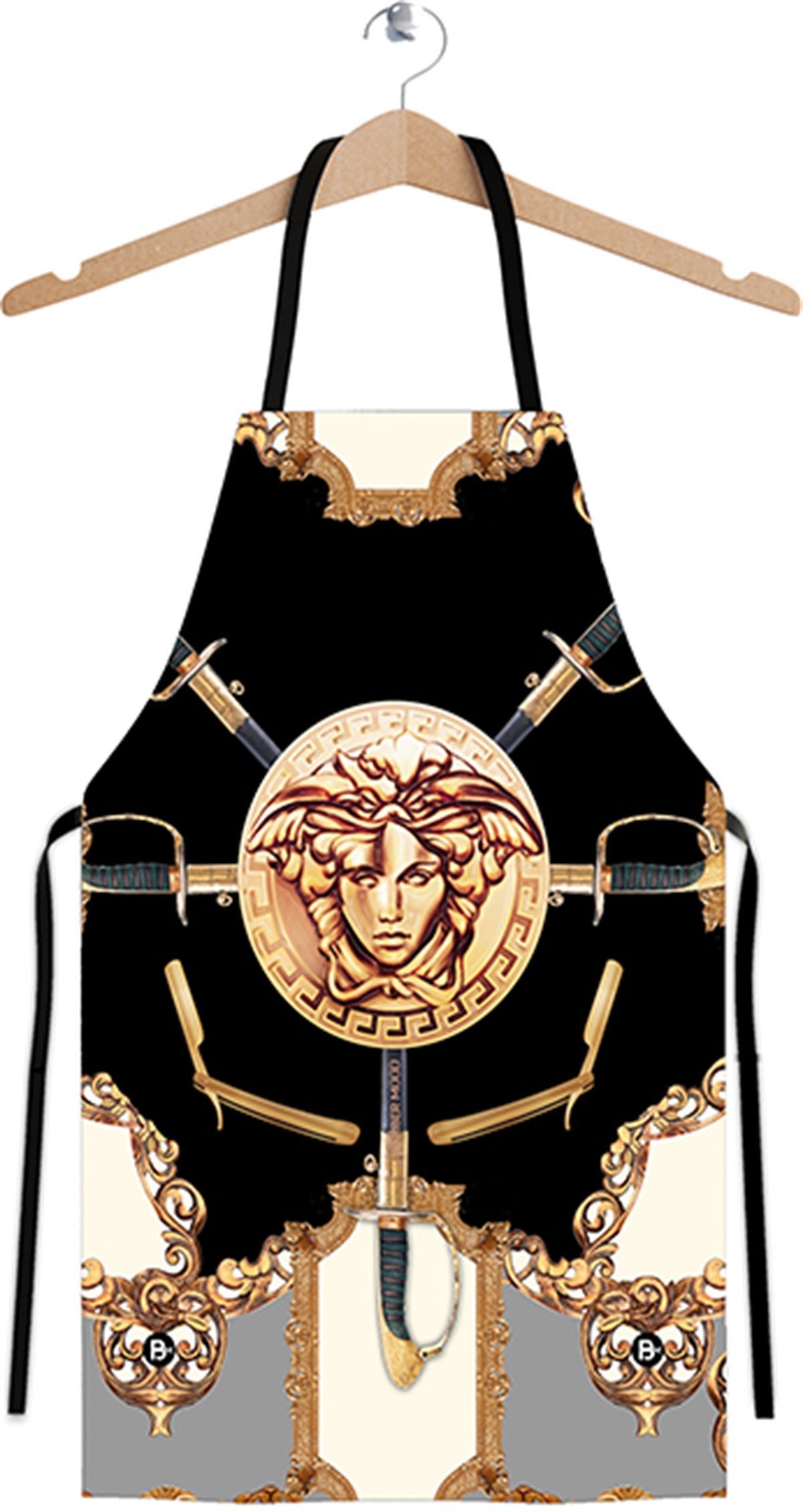 ΠΟΔΙΑ ΚΟΜ/ΡΙΟΥ Black Gold Apron (BM-D 104) Barber Mood