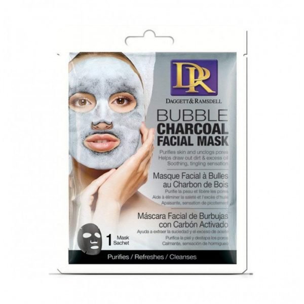 D&R Facial sheet bubble mask charcoal - 1244162