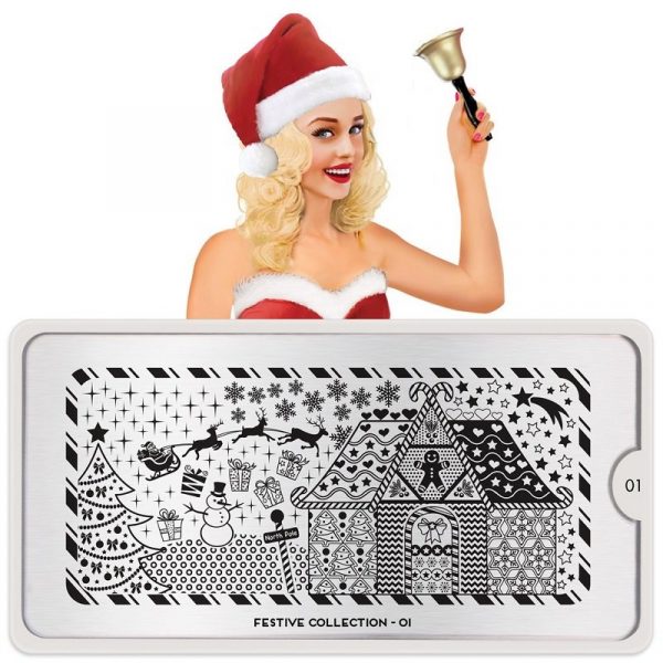 ΣΤΑΜΠΑ FESTIVE 01 IMACE PLATE