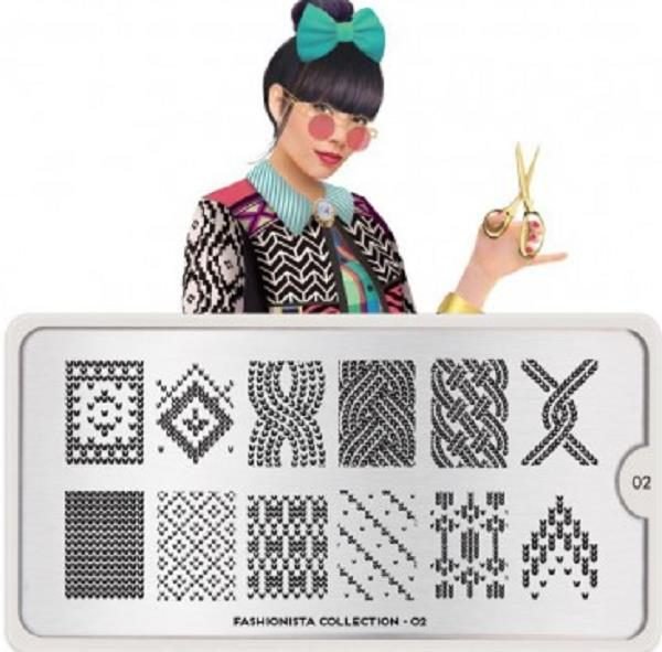 ΣΤΑΜΠΑ FASHIONISTA 02 IMACE PLATE