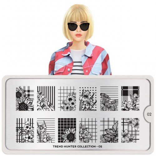 024268-1 ΣΤΑΜΠΑ TREND HUNDER 02 IMACE PLATE