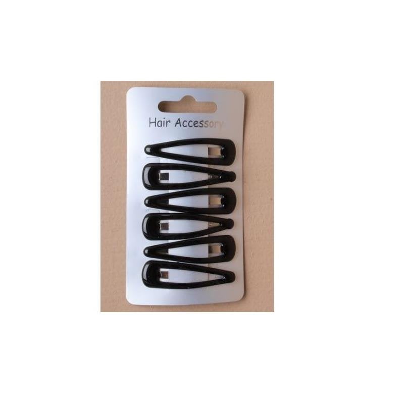 01689-1 ΚΛΙΠΣ ΜΑΥΡΑ 6ΤΜΧ 5CM 5211