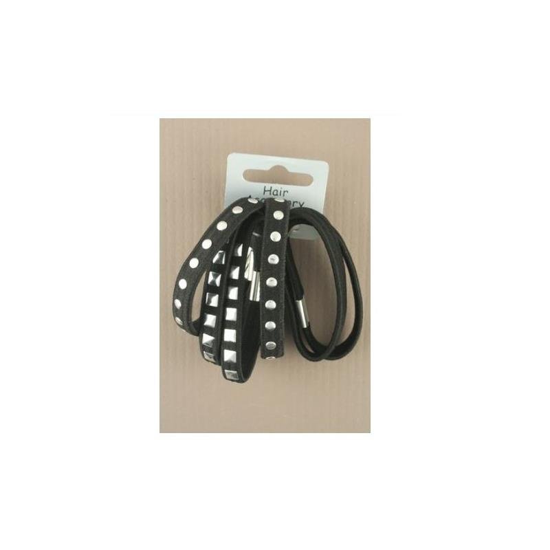 01601-1 ΛΑΣΤΙΧΑΚΙΑ / 1CM BLACK/SILV STUDS 4529