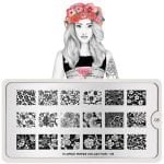 ΣΤΑΜΠΑ FLOWER POWER 05 IMACE PLATE