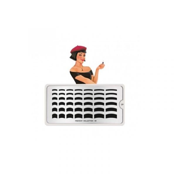 ΣΤΑΜΠΑ FRENCHY 09 IMACE PLATE