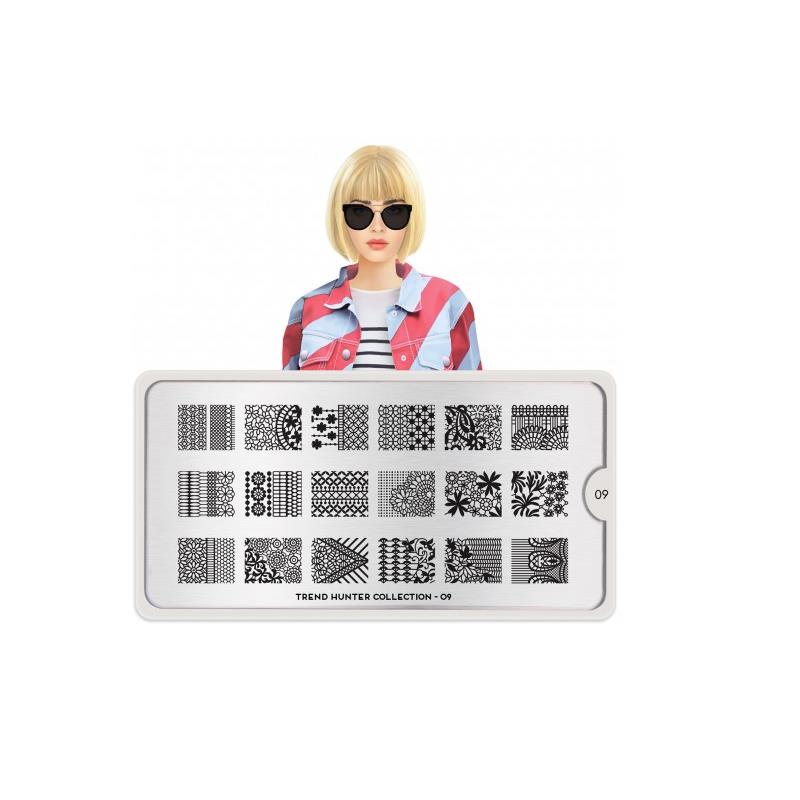 601182-1 ΣΤΑΜΠΑ TREND HUNDER 09 IMACE PLATE
