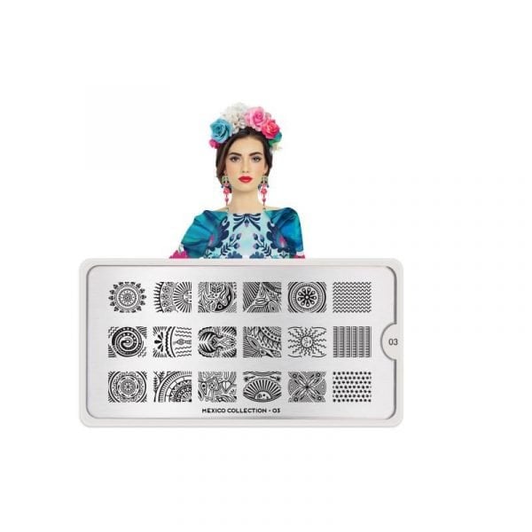 ΣΤΑΜΠΑ MEXICO 03 IMACE PLATE