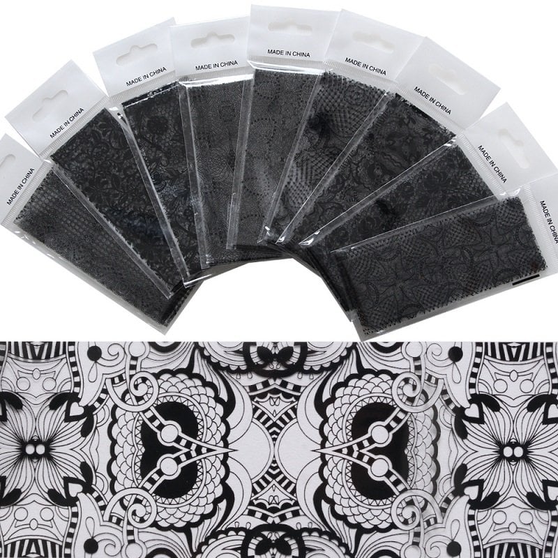 601663-1 ΣΕΤ FOIL ΔΑΝΤΕΛΑ 9 TMX TF9 ΜΑΥΡΑ