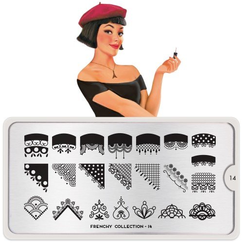 ΣΤΑΜΠΑ FRENCHY 14 IMACE PLATE