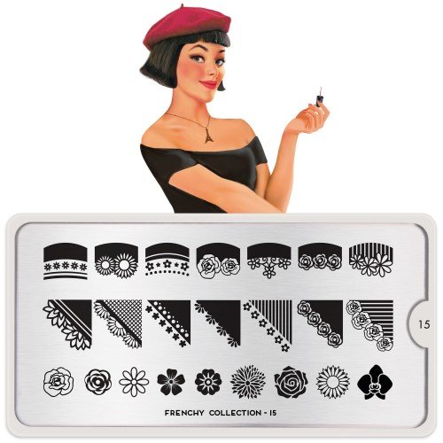 601714-1 ΣΤΑΜΠΑ FRENCHY 15 IMACE PLATE