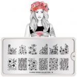 ΣΤΑΜΠΑ FLOWER POWER 18 IMACE PLATE