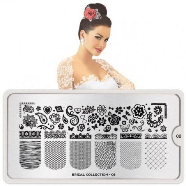 ΣΤΑΜΠΑ BRIDAL 08 IMACE PLATE