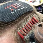 Trubarber Hair Grip Μαύρο Κόκκινο