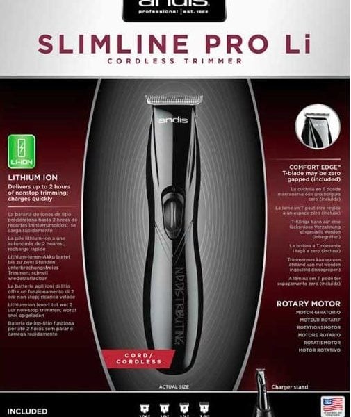 Κουρ/κή μηχανή Andis Μαύρη Slim Line Pro