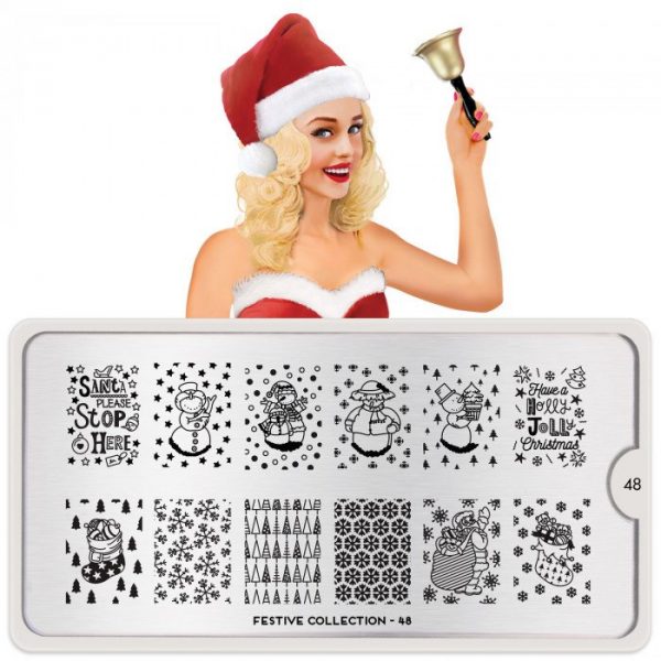 ΣΤΑΜΠΑ FESTIVE 48 IMAGE PLATE