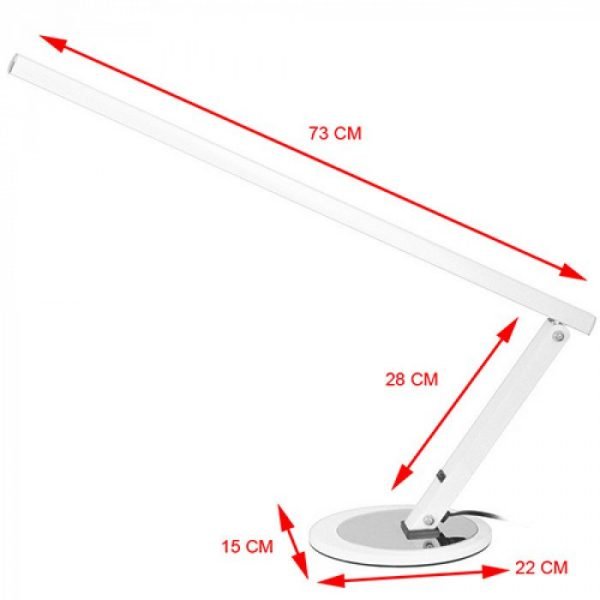ΛΑΜΠΑ ΓΡΑΦΕΙΟΥ 20watt slim λευκη