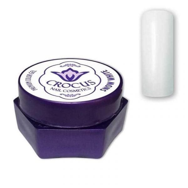 CROCUS Snow White Premium Nail Color Gel 5ml