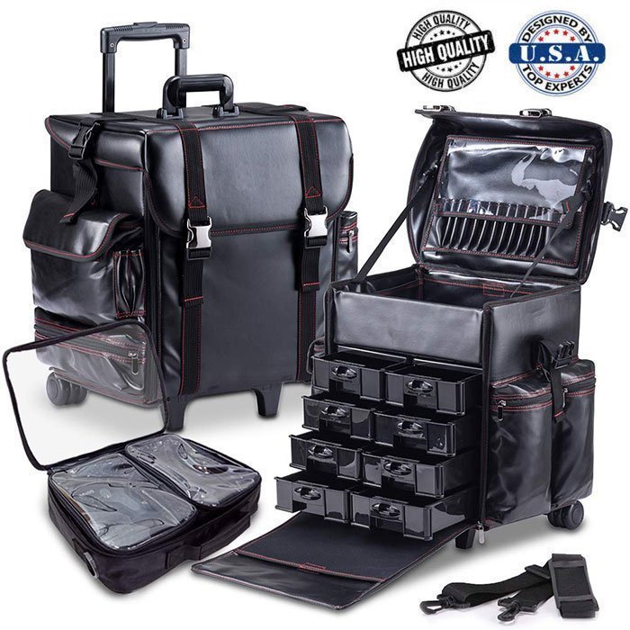 605567-1 ΒΑΛΙΤΣΑ ΟΜΟΡΦ. ΜΑΥΡΗ 2 in 1 Leather - 5840000