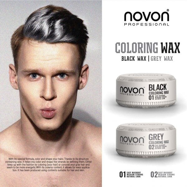 Novon Professional Coloring Wax 01 BLACK - 100ml