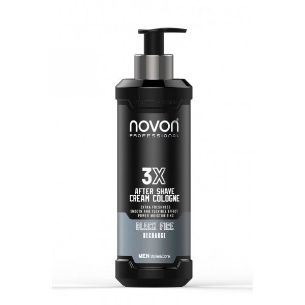 Novon 3X Aftershave Cream Cologne Black Fire 400ml