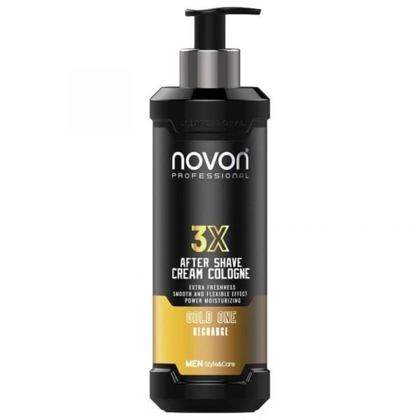 Novon 3X Aftershave Cream Cologne Gold One 400 ml