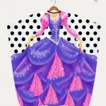 ΜΠΕΡΤΑ ΚΟΥΡ/ΤΟΣ Purple Princess Cape (παιδικη BM-C 008)