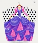 ΜΠΕΡΤΑ ΚΟΥΡ/ΤΟΣ Purple Princess Cape (παιδικη BM-C 008)