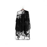 ΜΠΕΡΤΑ ΚΟΜ/ΡΙΟΥ Black Flower Cape BM-C 342 Barber Mood