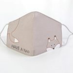 ΠΑΙΔΙΚΗ ΥΦΑΣΜΑΤΙΝΗ ΜΑΣΚΑ FOX NAP