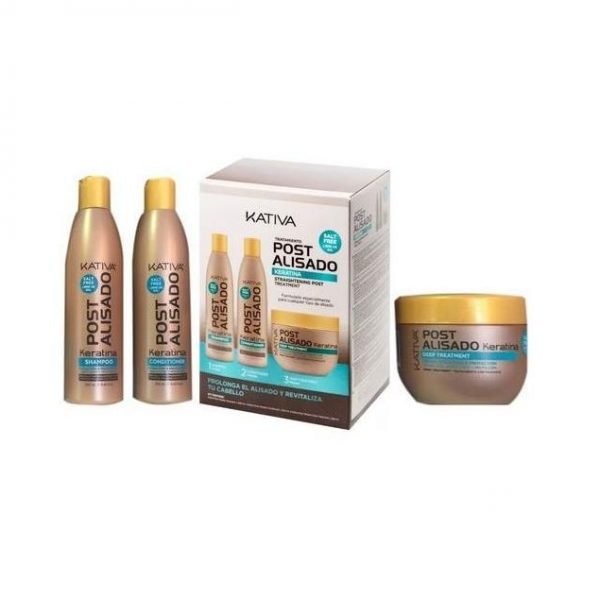 POST ALISADO KERATINA KIT X3 KATIVA