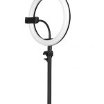 ΛΑΜΠΑ RING LIGHT 10'' 8W BLACK LED 127937