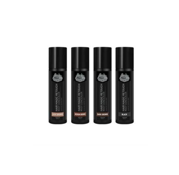 THE SHAVΕ FACTORY MAGIC RETOUCH SPRAY MEDIUM BROWN 100ml