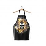 ΠΟΔΙΑ ΚΟΜ/ΡΙΟΥ Free 3D Skull Apron (BM-D 119) Barber Mood