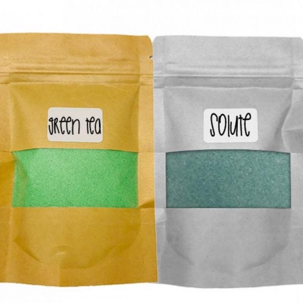 JELLY SPA THERAPY PEDICURE & MANICURE BATH GREEN TEA & SOLUTE SET 1515046