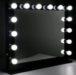 ΚΑΘΡΕΦΤΗΣ LED WOOD MIRROR PRO ΜΑΥΡΟΣ 80Χ65cm 6910005