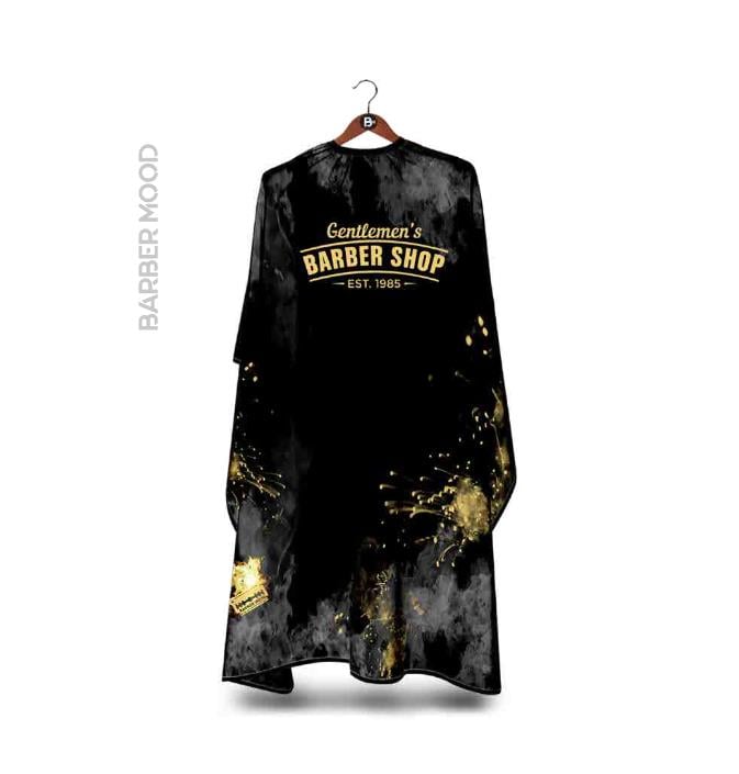 607658-1 ΜΠΕΡΤΑ ΚΟΜΜΩΤΗΡΙΟΥ Gold Splash Cape BM-C 353 Barber Mood