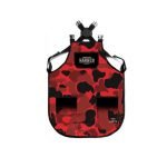 ΠΟΔΙΑ BARBER Army Red Apron (BM AP 003) Barber Mood