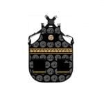 ΠΟΔΙΑ BARBER Black Gold Apron (BM AP 005) Barber Mood