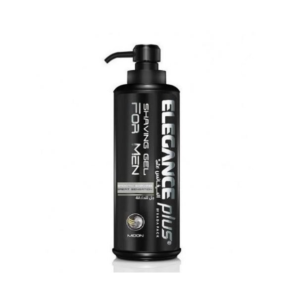 ELEGANCE PLUS MOON SHAVING GEL 500ml (SILVER)