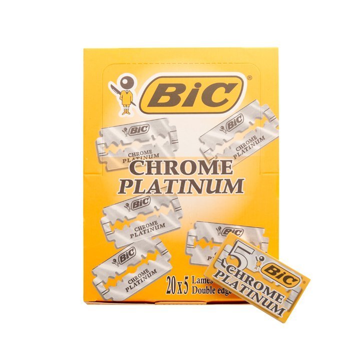 *-1 ΞΥΡΑΦΑΚΙΑ BIC CHROME PLATINUM 5ΤΕΜ. 01351