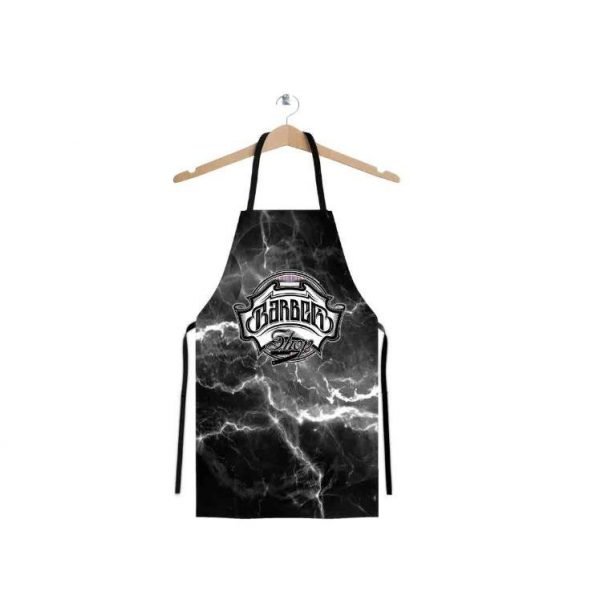 ΠΟΔΙΑ ΚΟΜ/ΡΙΟΥ Barber Shop Black Apron (BM-D 118) Barber Mood