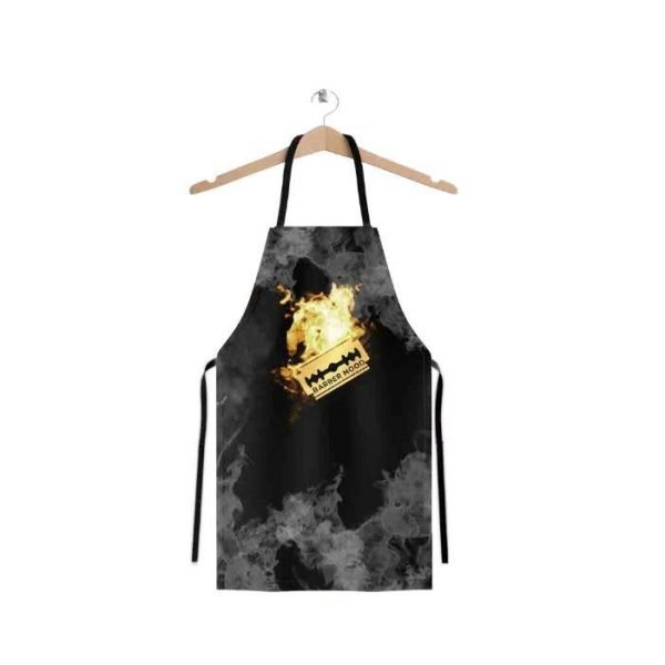 ΠΟΔΙΑ ΚΟΜ/ΡΙΟΥ Razor Blade Apron (BM-D 120) Barber Mood