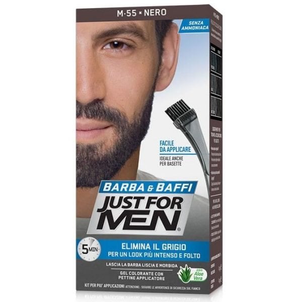 JUST FOR MEN BEARD COLOR BLACK M-55