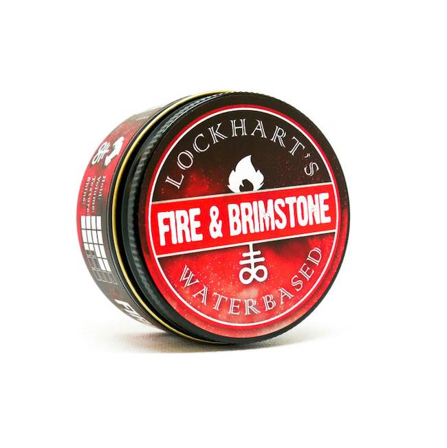 *-1 LOCKHART'S FIRE & BRIMSTONE WATER BASED POMADE 105gr