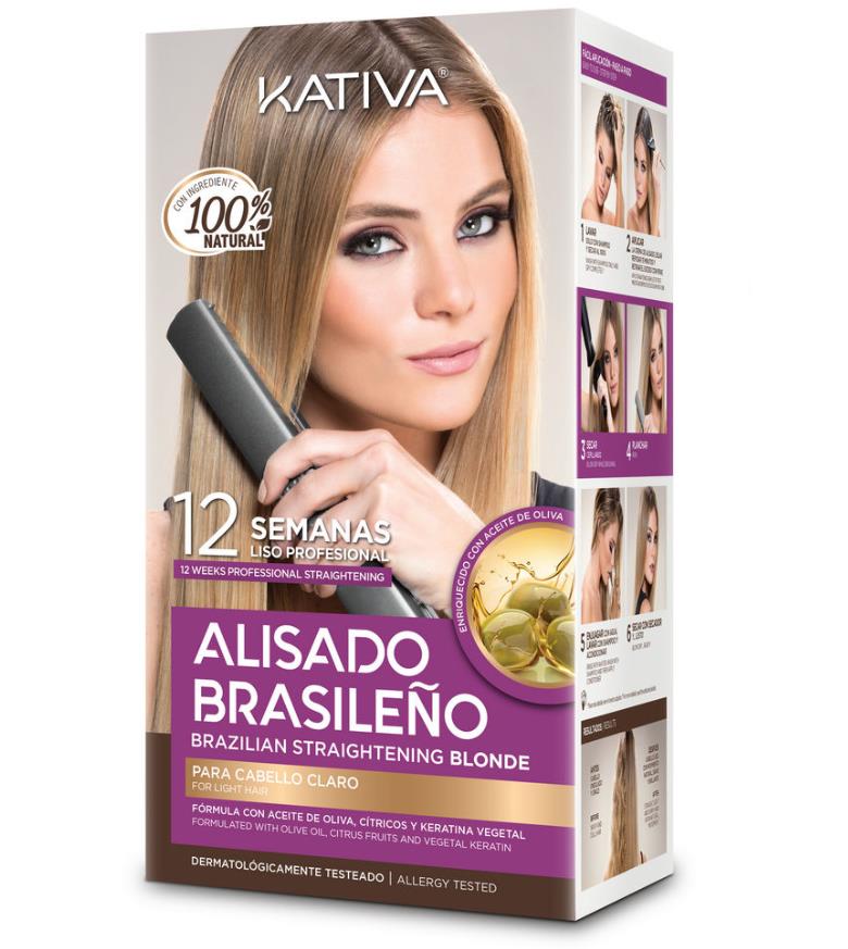 *-1 KIT BRASILIAN STRAIGHTENING ALISADO KATIVA ΞΑΝΘΟ