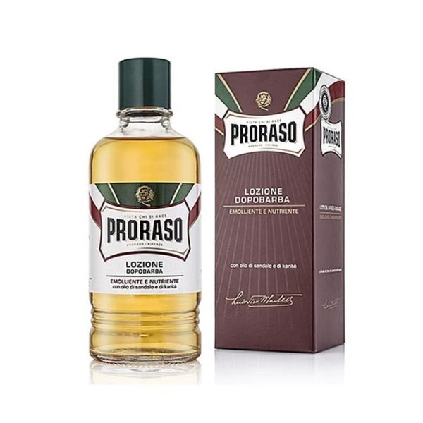 AFTER SHAVE LOTION PRORASO SANDALWOOD & SHEA BUTTER 400ml
