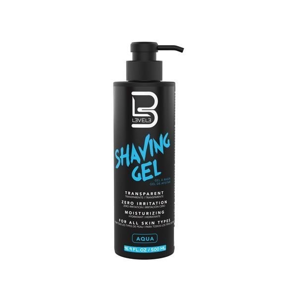 LEVEL3 SHAVING GEL AQUA 500ml