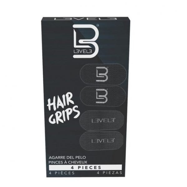 LEVEL3 HAIR GRIPPERS 4ΤΕΜ