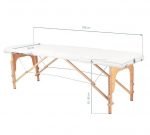ΚΡΕΒΑΤΙ ΜΑΣΑΖ COMFORT 3 ΛΕΥΚΟ 132195