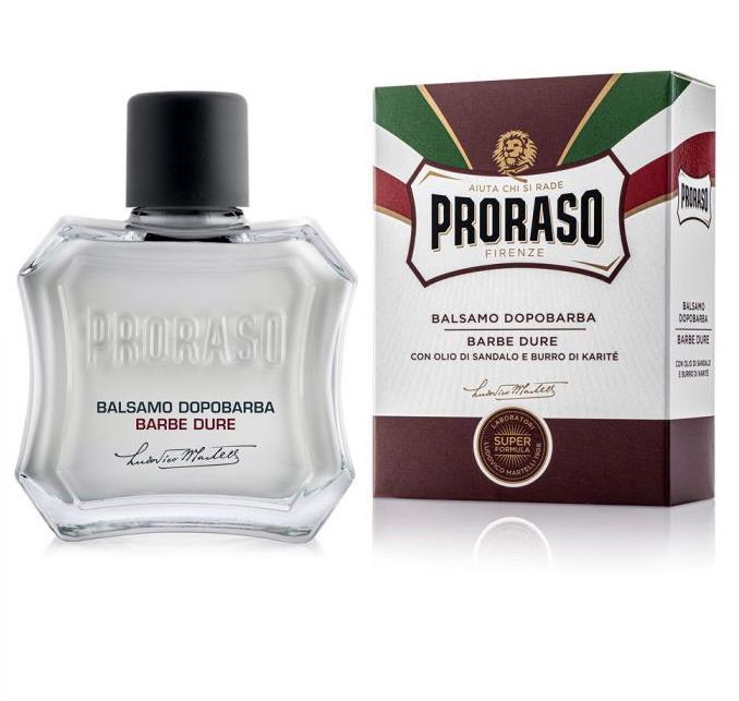 *-1 AFTER SHAVE BALM PRORASO SANDALWOOD & SHEA BUTTER RED 100ml